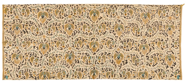 Signed Batik Danar Hadi 70 Solo, Indonesia, Mid/Late 20th C., 3'4'' x 7'11''