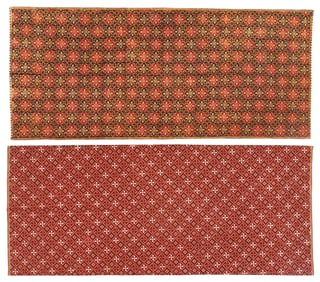 2 Banji and Jlamprang, Indonesia, Mid/Late 20th C., 3'5'' x 8'0''