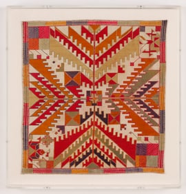 Uzbek Silk Embroidery, Ca. 1900