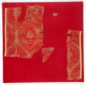 Early Ottoman Silk and Metal Thread Textile Fragment, 16th C.