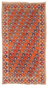 Very Large Antique Ottoman Style Silk Embroidery, Balkans, Ca. 1900, 7'2'' x 13'6''