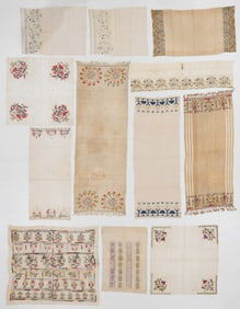 Collectors Lot of 12 Antique Turkish Towels