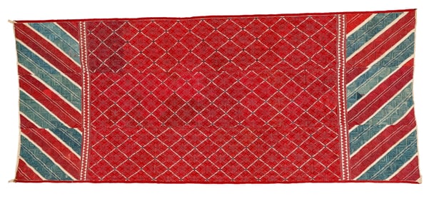 Antique Phulkari Head Cloth, India, 3'5'' x 8'2''