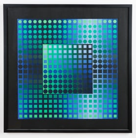 Victor Vasarely (1906-1997) Screenprint