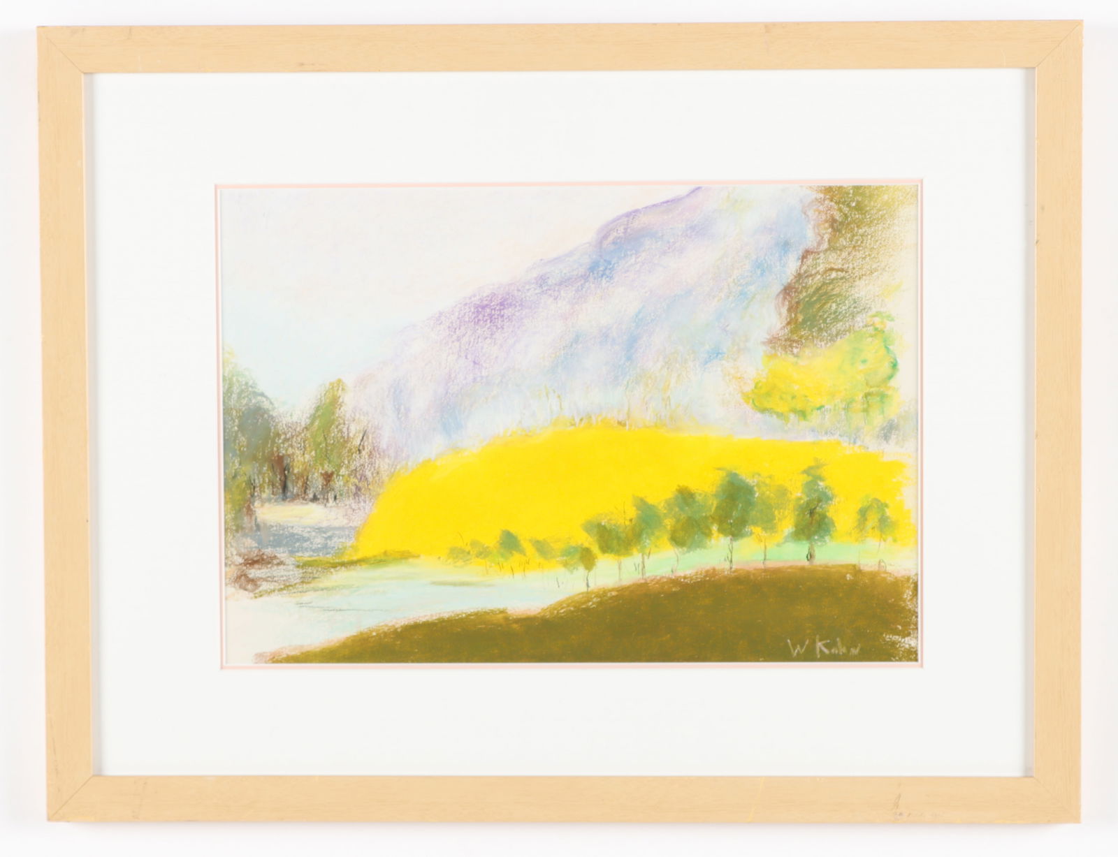 Wolf Kahn (1927-2020) Landscape Pastel (1 of 3)