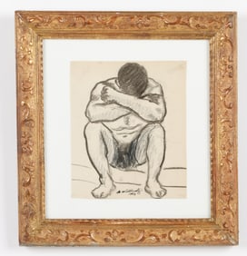 Abraham Walkowitz (1878-1965) "Seated Figure"