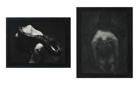 Max Waldman (1919-1981) Two Photographs: