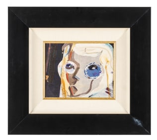 Attr. to Jean-Michel Basquiat (1960-1988) Portrait