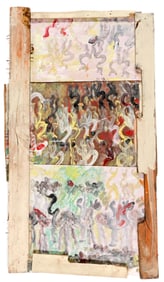 Purvis Young (1943-2010) Assemblage Painting