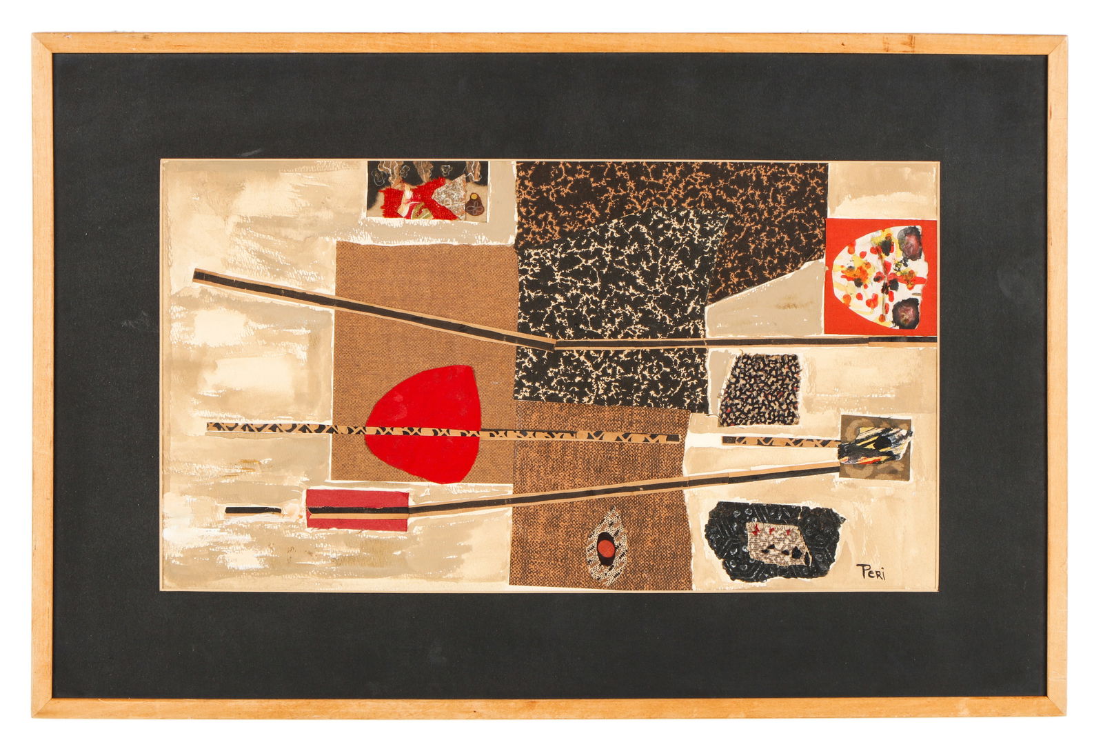 Eve Peri (American, 1897-1966) Untitled Collage (1 of 3)