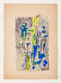 Eve Peri (American, 1897-1966) Watercolor, 1962