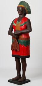 Clarence Stringfield (1903-1976) 60" Cigar Store Indian (1968)