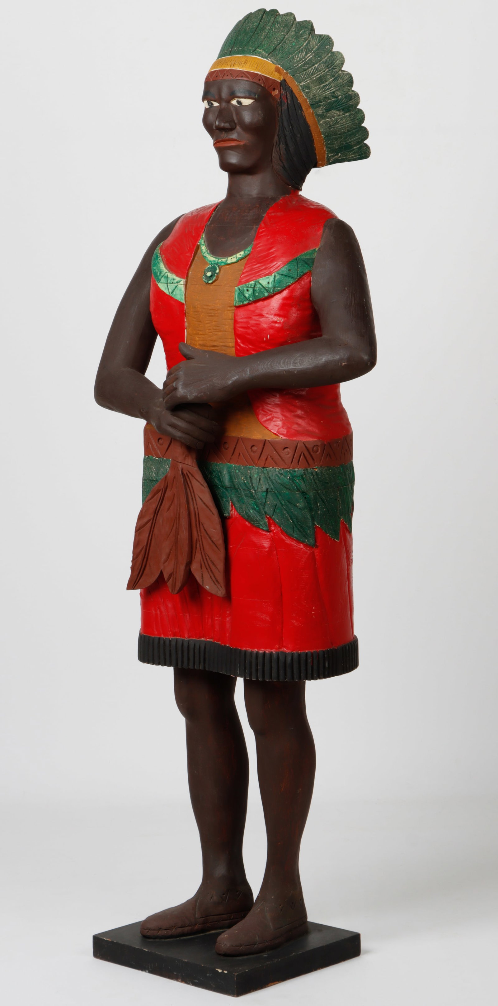 Clarence Stringfield (1903-1976) 60" Cigar Store Indian (1968) (1 of 6)