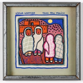 Gisella Loeffler (1902-1977) "Taos New Mexico"