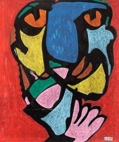 Gerard Sendrey (1928-2022) Untitled (Face), 1995