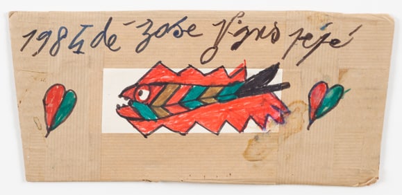 Joseph "Pepe" Vignes (1920-2007) Double-Sided Drawing