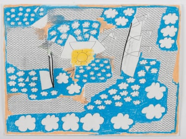 Jaron Brown (American, 21st c.) "Crescent City, Cloudy Day"