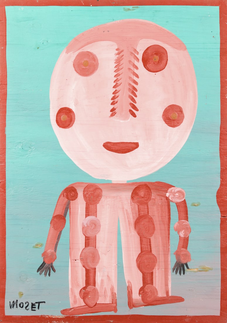 Mose Tolliver (1925-2006) "Dry Bones Charlie", 1986 (1 of 3)