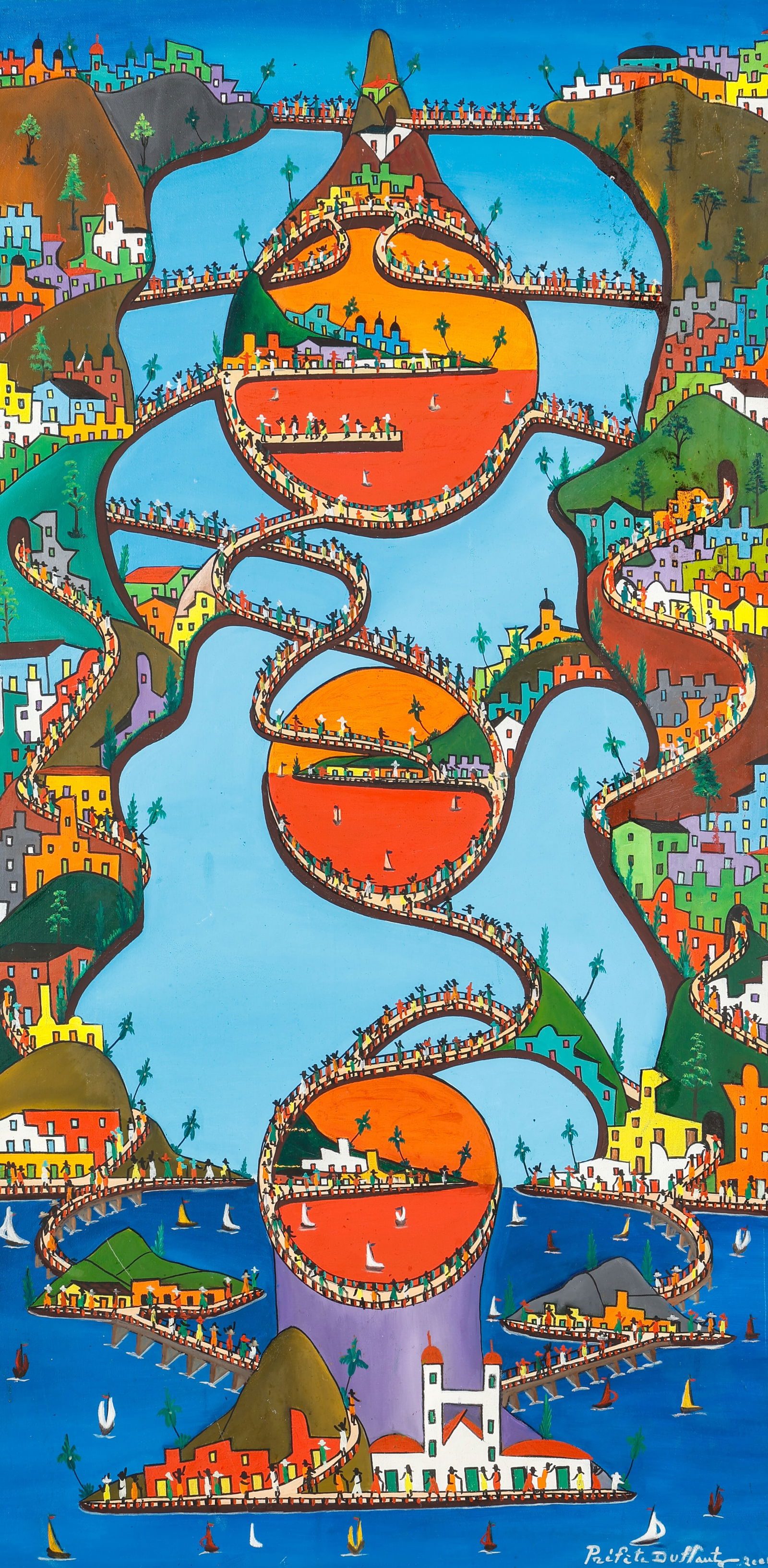 Prefete Duffaut (Haitian, 1923-2012) Untitled, 2001 (1 of 3)