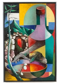 Jacques-Enguerrand Gourgue (1930-1996) Painting