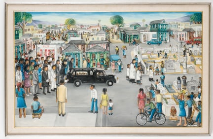 Wilson Bigaud (Haitian, 1931-2010) Untitled (Funeral)