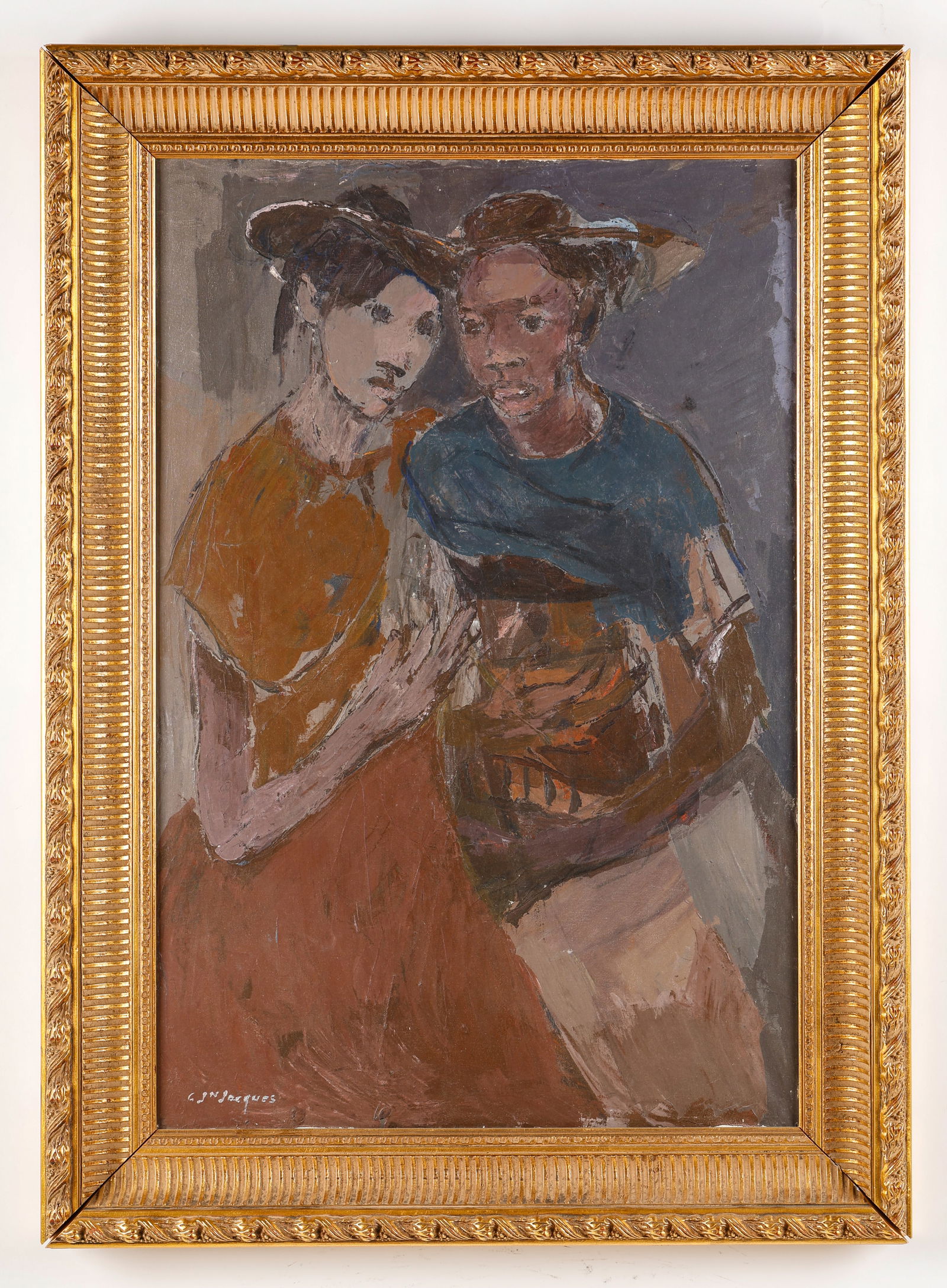 Carlo Jean-Jacques (Haitian, 1943-1990) Painting (1 of 4)