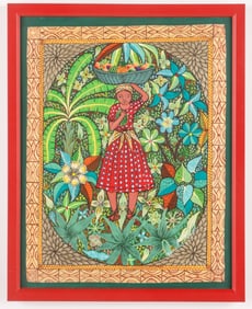 Ismael Saincilus (1940-2000) "Marchande de Fruits"