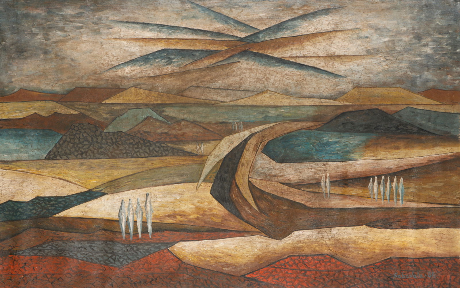 Jehangir Sabavala (Indian, 1922-2011) Painting (1 of 4)