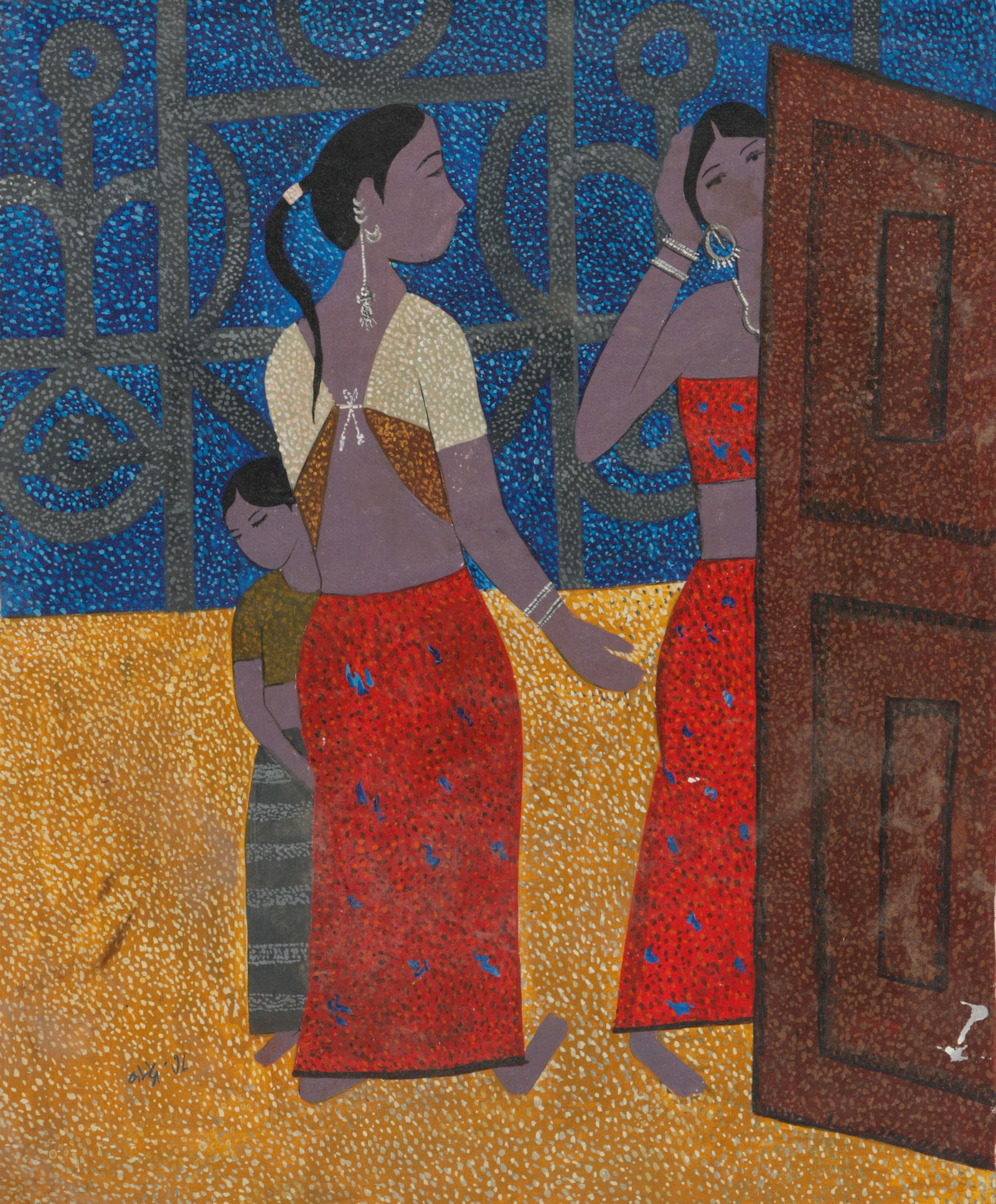 Narayan Shridhar Bendre (Indian, 1910-1992) Painting (1 of 4)