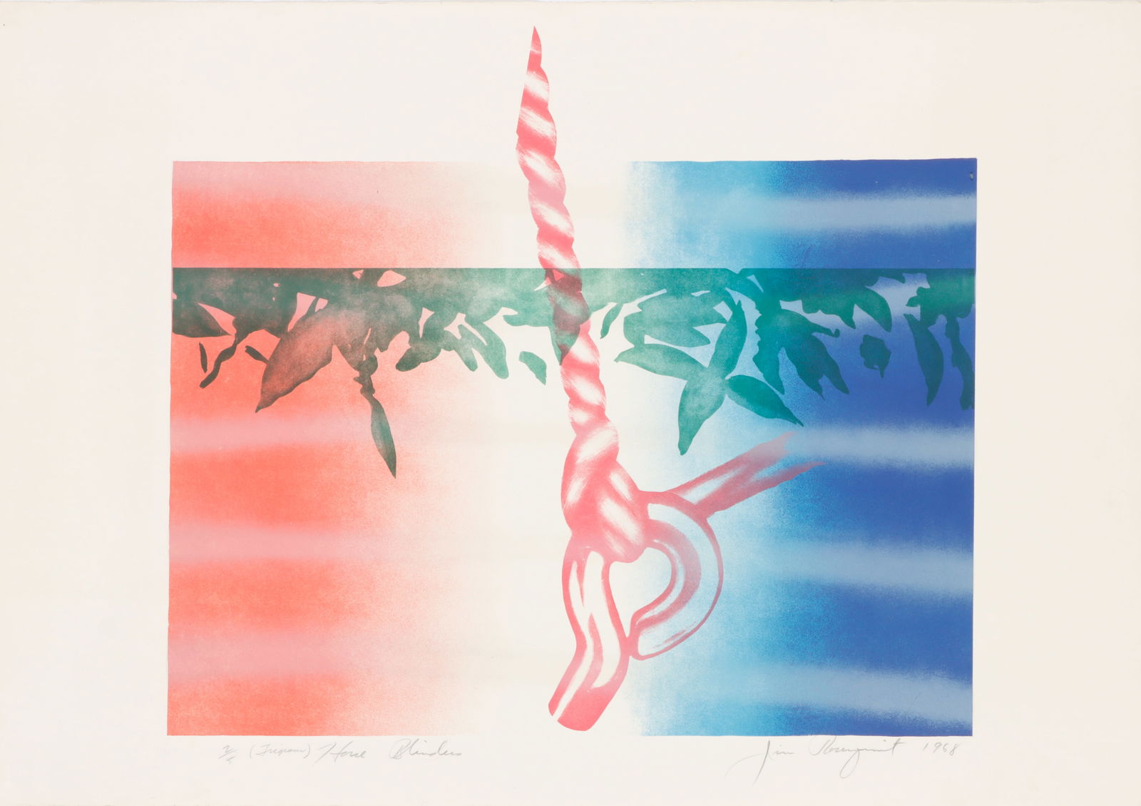 James Rosenquist (1933-2017) "Horse Blinders", 1968 (1 of 3)