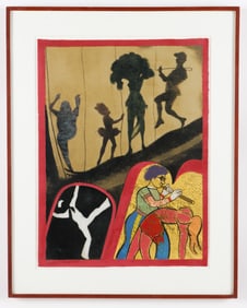 R. B. Kitaj (1932-2007) "New York Performing Arts Center", 1983