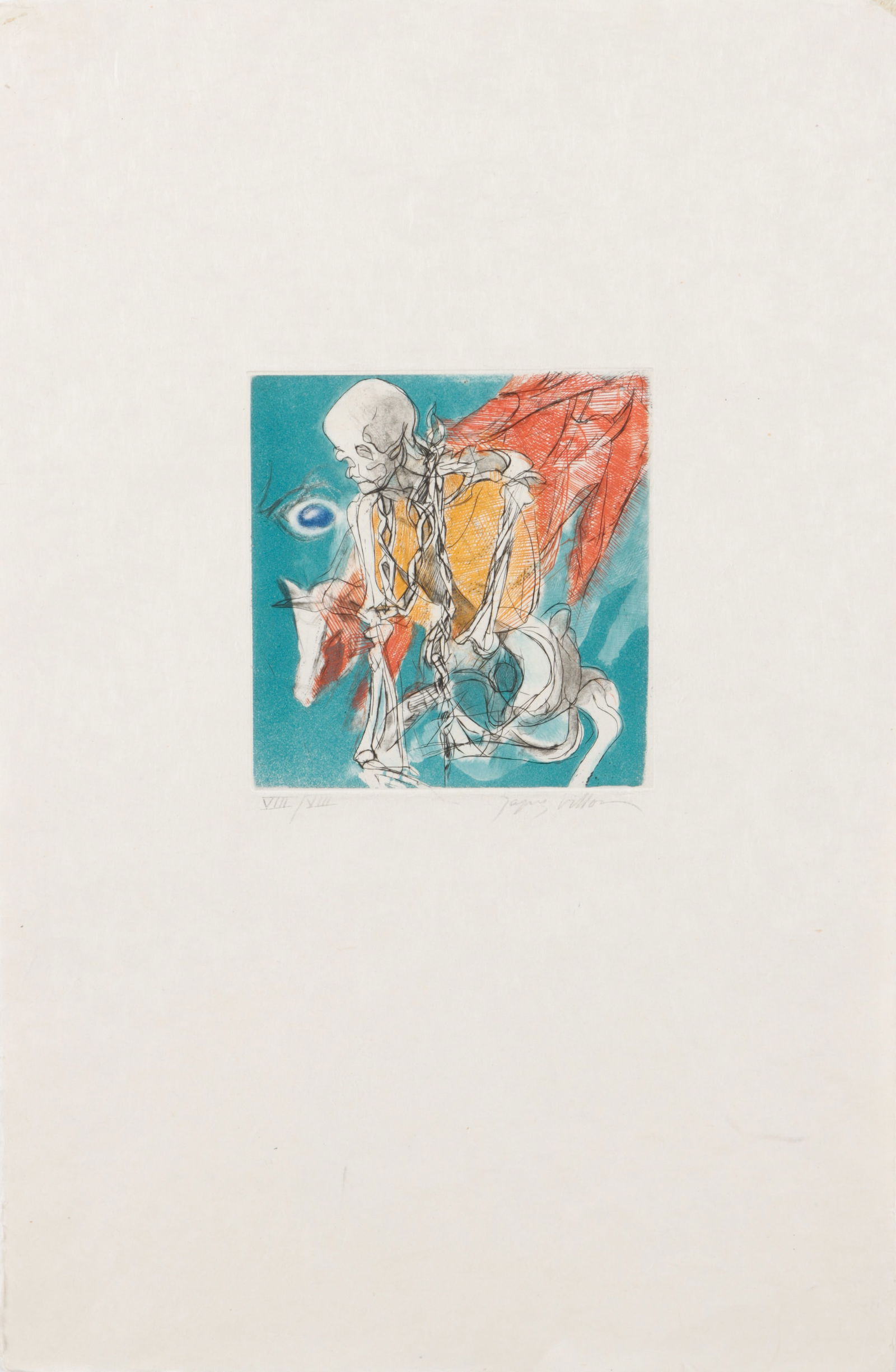 Jacques Villon (1875-1963) "Les yeux fertiles", 1959 (1 of 4)