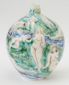Francis McCarthy (1925-2005) "Bathers" Vase, 1972
