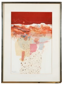 Harold Larsen (American, b.1935) Abstract Landscape