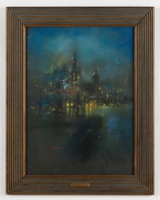 Glenn Cooper Henshaw (1880-1946) "Baltimore Skyline"