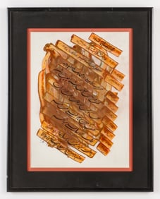 Ali Heydari (Iranian, 20th/21st c.) Calligraphy, 1998