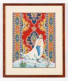 Morteza Rafi (Iranian, 20th/21st c.) "Veiled Woman"