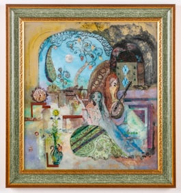Mahin Azima (Iranian, 1929-2018) Painting, 2004