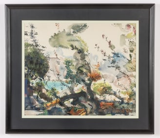 Bahman Boroujeni (Iranian, b. 1942) Watercolor