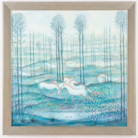 Hossein Mahjoubi (Iranian, b. 1930) "Nature", 2007