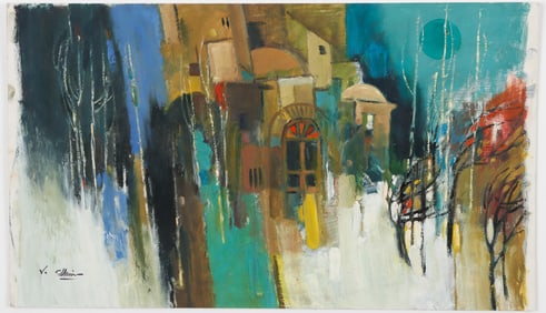 Unknown Artist (20th c.) "Town"