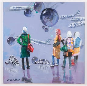 Adel Younesi (Iranian, b. 1985) Painting