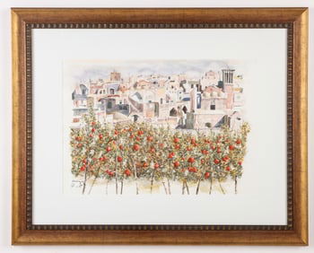 Mehdi Ebrahmian (b. 1938) "Architecture from the Fringes of the Desert", 1999