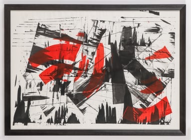 Ghoncheh Haery (Iranian, 20th/21st c.) Mixed Media, 2000