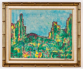 Unknown Artist (20th c.) Abstract Landscape, 1991