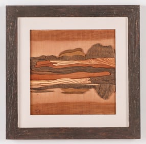 Simin Pezeshki (Iranian, b. 1950) Wood Collage