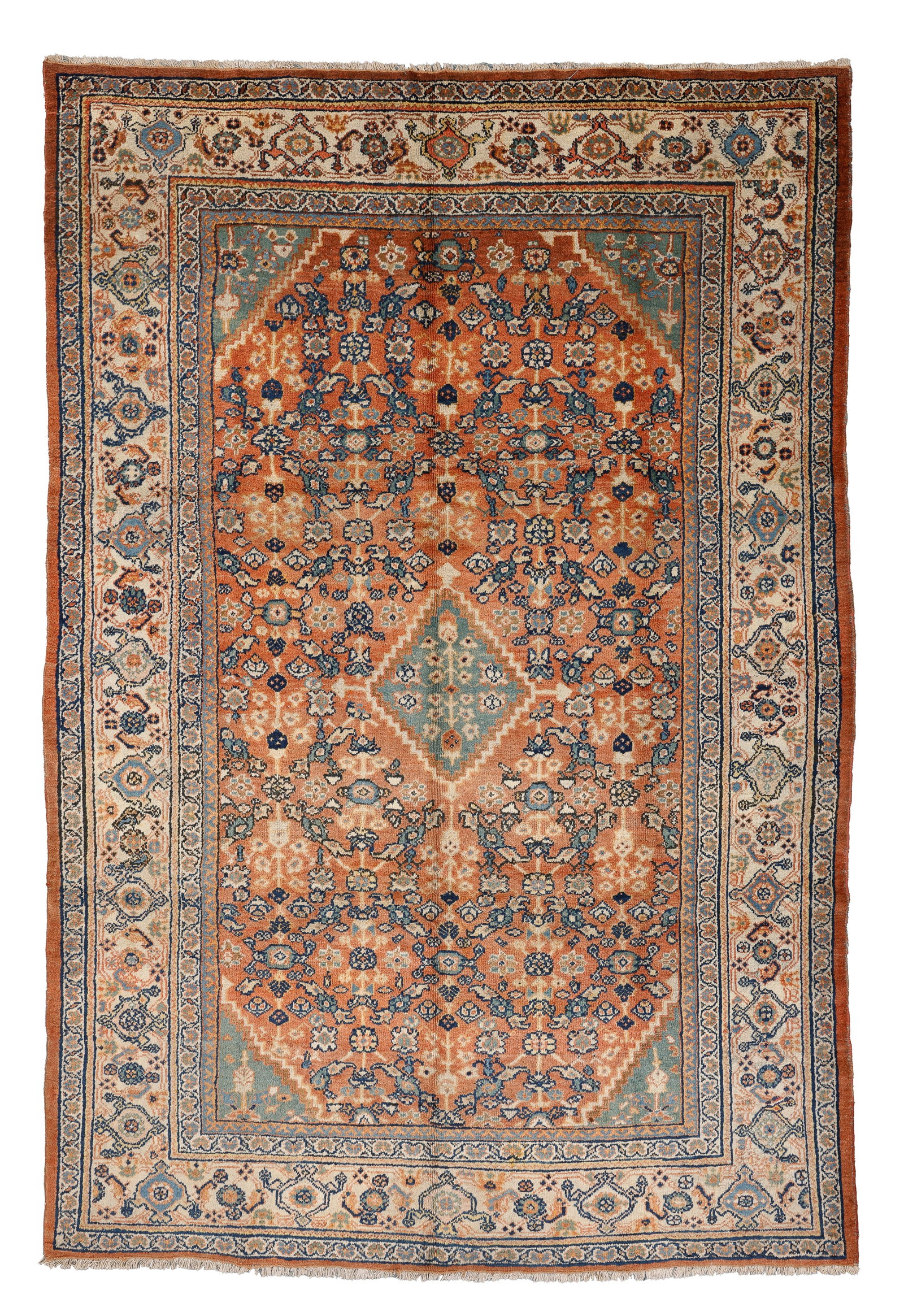 Mahal Rug, Ca. 1900, 6'11'' x 10'5'' (1 of 4)