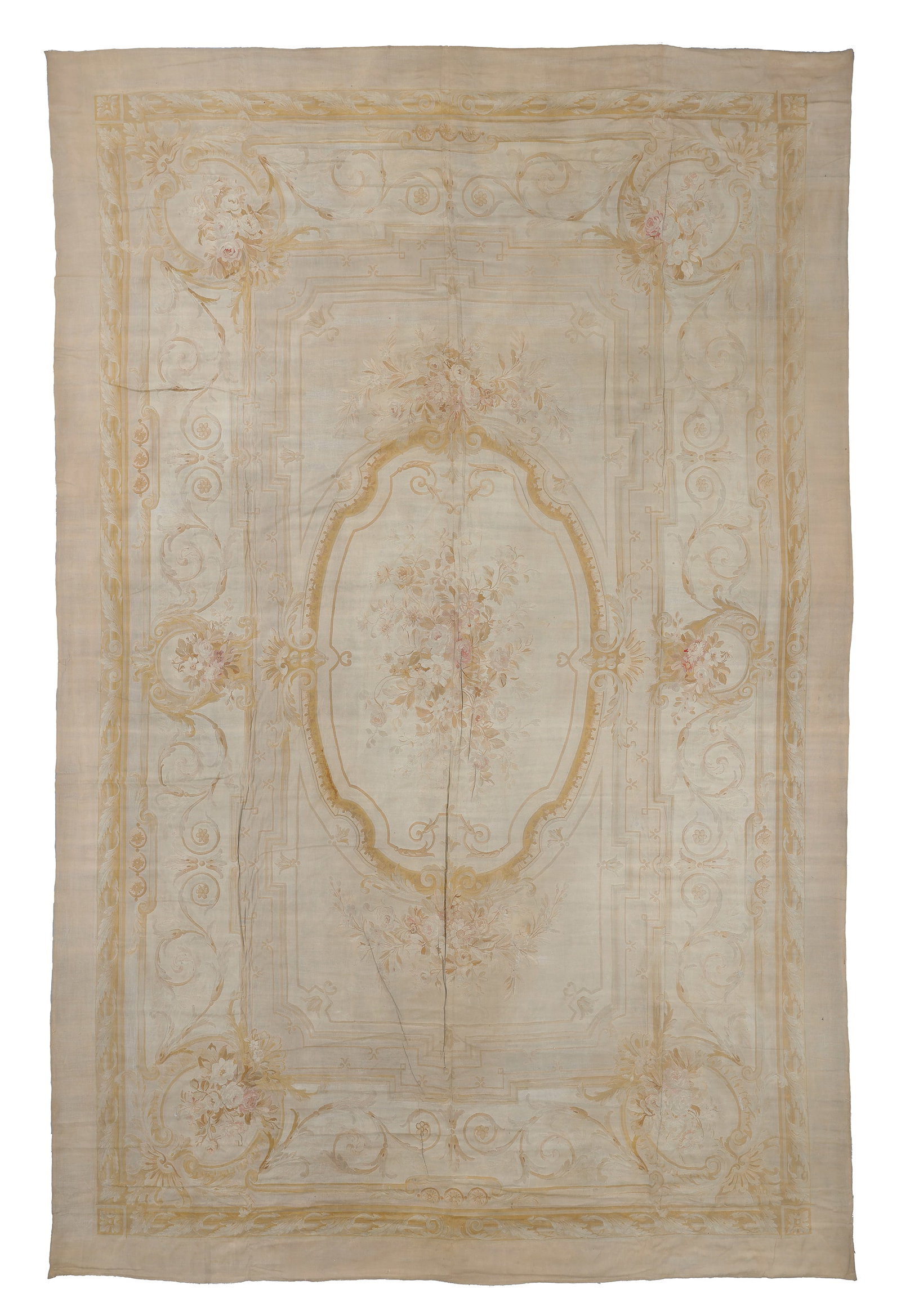 Mansion Size Aubusson Tapestry Carpet, France, Late 19th C., 15'9'' x 24'0'' (1 of 4)