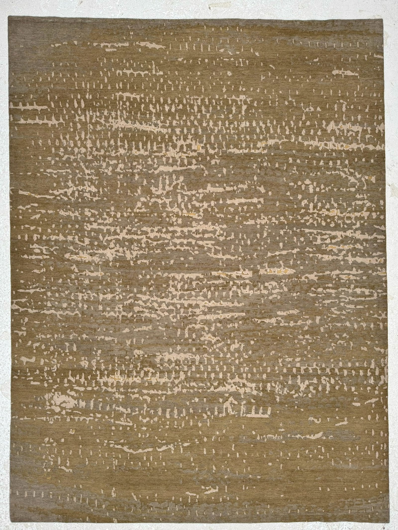 Walled Stone Rug, Nepal, 9'0'' x 12'0'' (1 of 5)