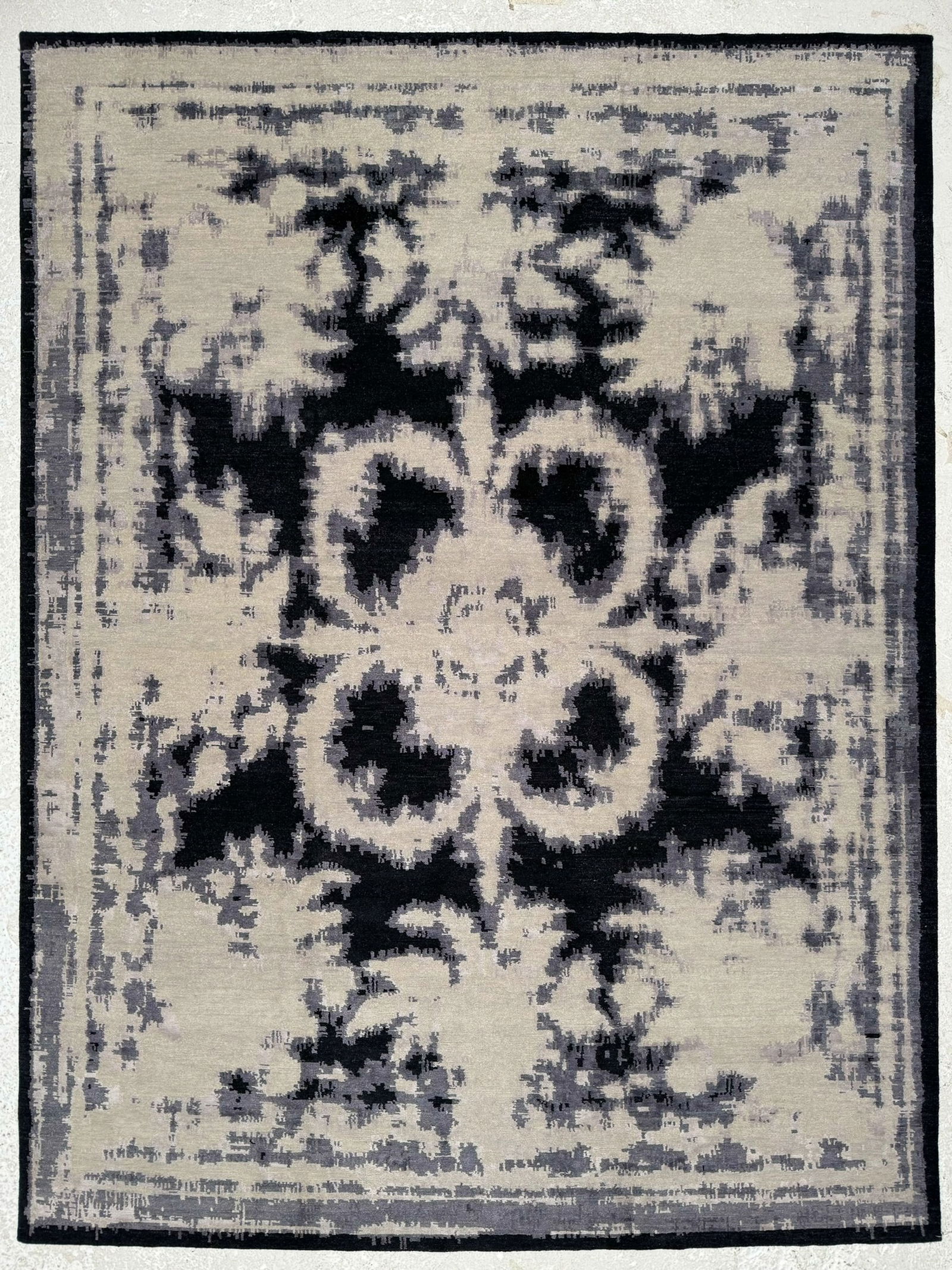 Asha Dark Cloud Rug, Nepal, 9'0'' x 12'0'' (1 of 5)